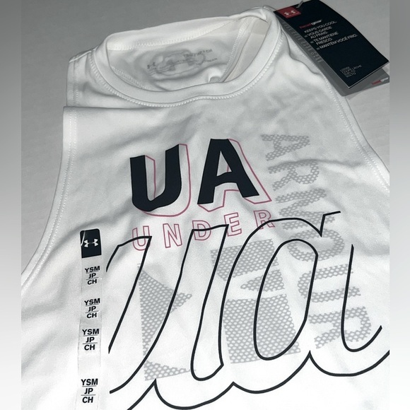 Under Armour White Athletic Tank - Picture 5 of 8